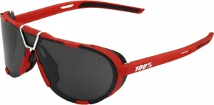 100% Westcraft Soft Tact Red/Black Mirror Lunettes vélo