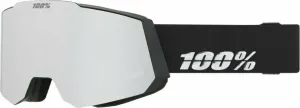 100% Snowcraft Black/HiPER Silver Mirror/HiPER Turquoise Mirror Masques de ski