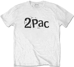 2Pac T-shirt Changes Back Repeat Unisex Blanc 2XL