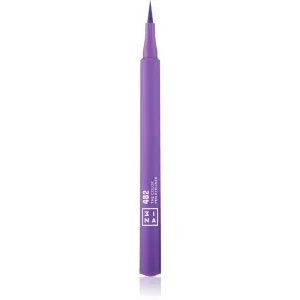 3INA The Color Pen Eyeliner eye-liner feutre teinte 482 - Purple 1 ml