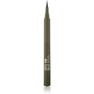3INA The Color Pen Eyeliner eye-liner feutre teinte 759 - Olive green 1 ml