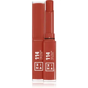 3INA The Color Lip Glow rouge à lèvres hydratant brillance teinte 114 - Rich, teracotta brown 1,6 g