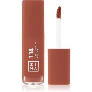 3INA The Longwear Lipstick rouge à lèvres liquide longue tenue teinte 114 - Light brown 6 ml