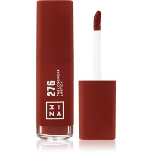 3INA The Longwear Lipstick rouge à lèvres liquide longue tenue teinte 276 - Chocolat red 6 ml