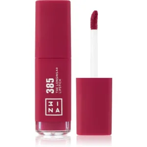 3INA The Longwear Lipstick rouge à lèvres liquide longue tenue teinte 385 - Dark raspberry pink 6 ml