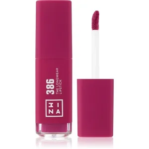3INA The Longwear Lipstick rouge à lèvres liquide longue tenue teinte 386 - Bright berry pink 6 ml