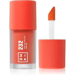 3INA The No-Rules Cream maquillage multi-usage pour les yeux, les lèvres, et le visage teinte 232 - Bright, coral red 8 ml