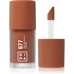 3INA The No-Rules Cream maquillage multi-usage pour les yeux, les lèvres, et le visage teinte 677 - Medium, neutral brown 8 ml