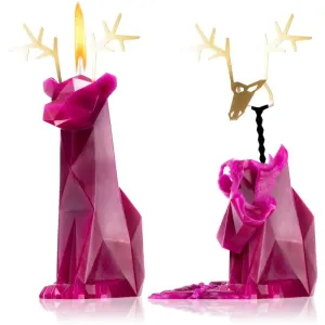 54 Celsius PyroPet DYRI (Reindeer) bougie décorative burgundy 22 cm #147274