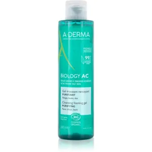 A-Derma Biology gel nettoyant pour peaux grasses et mixtes 200 ml