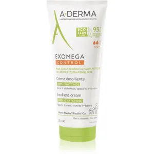 A-Derma Exomega Control crème hydratante pour peaux très sèches et atopiques 200 ml