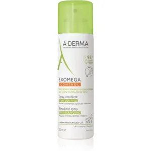 A-Derma Exomega Control crème hydratante qui renforce la barrière cutanée des peaux sensibles et atopiques en spray 200 ml
