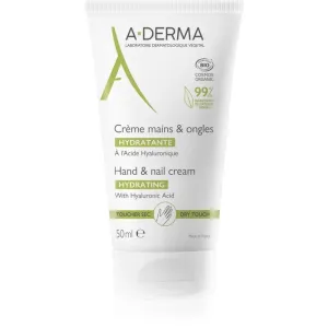 A-Derma Original Care crème hydratante mains et ongles à l'acide hyaluronique 50 ml