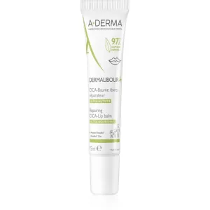 A-Derma Dermalibour+ baume à lèvres nourrissant pour un effet naturel 15 ml