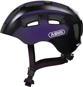 Abus Youn-I 2.0 Black Violet S Casque de vélo enfant
