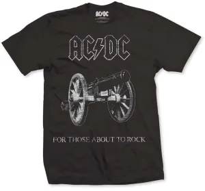 AC/DC T-shirt About To Rock Unisex Black 2XL