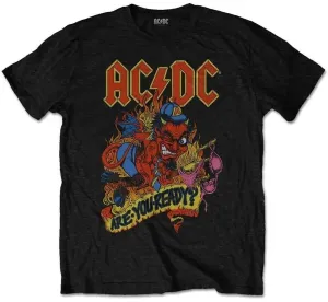 AC/DC T-shirt Unisex Tee Are You Ready Black M