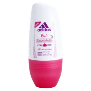 Adidas Cool & Care 6 in 1 anti-transpirant roll-on pour femme 50 ml