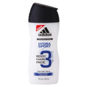Adidas Hydra Sport gel de douche visage, corps et cheveux 3 en 1 250 ml