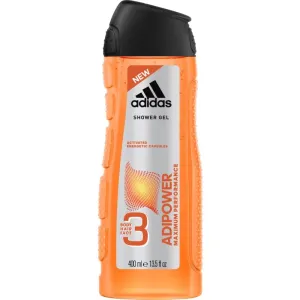 Adidas Adipower gel de douche pour homme 3 en 1 400 ml