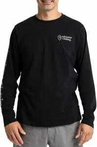 Adventer & fishing Tee Shirt Long Sleeve Shirt Black S