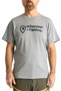 Adventer & fishing Tee Shirt Short Sleeve T-shirt Titanium XL