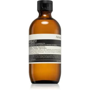 Aēsop Skin Parsley Seed huile nettoyante douce pour peaux sèches à sensibles 200 ml