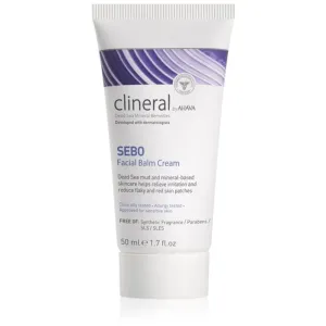 AHAVA Clineral SEBO crème nourrissante et apaisante visage pour un effet naturel 50 ml