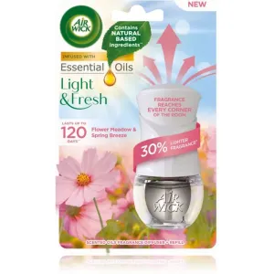 Air Wick Light & Fresh Flower Meadow & Spring Breeze diffuseur électrique de parfum d'ambiance avec recharge 19 ml