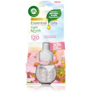 Air Wick Light & Fresh Flower Meadow & Spring Breeze recharge pour diffuseur d'huiles essentielles 19 ml