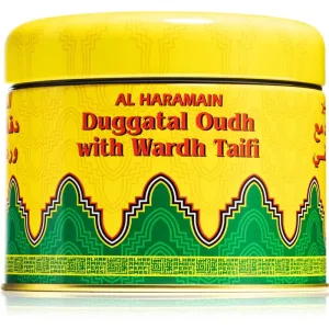 Al Haramain Duggatal Oudh with Wardh Taifi encens 100 g