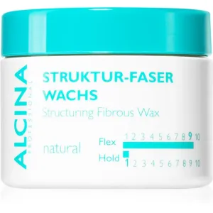 Alcina Structuring Fibrous Wax Natural cire pour cheveux pour un look naturel 50 ml