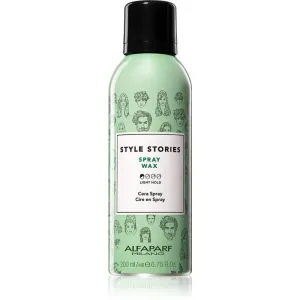 Alfaparf Milano Style Stories Spray Wax cire pour cheveux en spray 200 ml