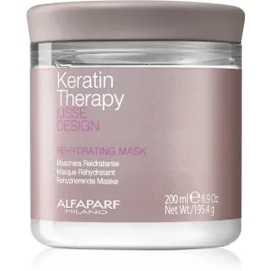 Alfaparf Milano Keratin Therapy Lisse Design masque réhydratant pour tous types de cheveux 200 ml