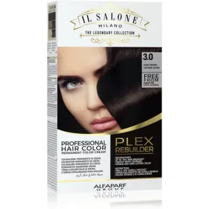 Alfaparf Milano Il Salone Milano Plex Rebuilder coloration cheveux permanente teinte 3.0 - Dark Brown 1 pcs