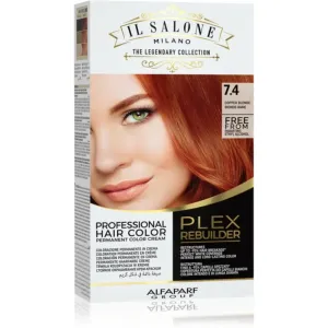 Alfaparf Milano Il Salone Milano Plex Rebuilder coloration cheveux permanente teinte 7.4 - Copper Blonde 1 pcs
