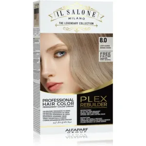 Alfaparf Milano Il Salone Milano Plex Rebuilder coloration cheveux permanente teinte 8.0 - Light Blonde 1 pcs