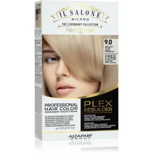 Alfaparf Milano Il Salone Milano Plex Rebuilder coloration cheveux permanente teinte 9.0 - Very Light Blonde 1 pcs