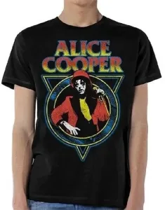 Alice Cooper T-shirt Snake Skin M Noir