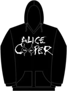 Alice Cooper Hoodie Eyes Logo Black L