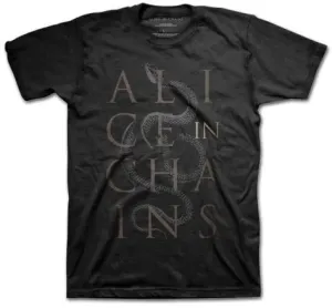 Alice in Chains T-shirt Snakes Unisex Black XL