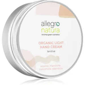 Allegro Natura Organic crème légère hydratante mains 60 ml