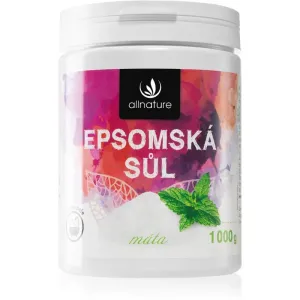 Allnature Epsom salt Mint sel de bain 1000 g