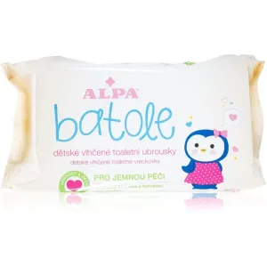 Alpa Toddler Wet wipes lingettes douces pour bébé pour peaux sensibles 72 pcs