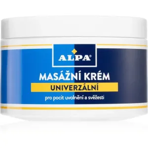 Alpa Massaging cream universal crème de massage 250 ml