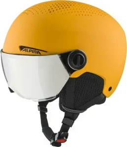 Alpina Zupo Visor Q-Lite Junior Ski helmet Burned/Yellow Matt M Casque de ski