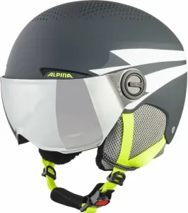 Alpina Zupo Visor Q-Lite Junior Ski helmet Charcoal/Neon Matt M Casque de ski