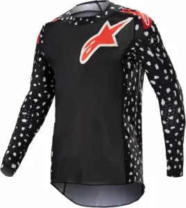 Alpinestars Supertech North Jersey Black/Neon Red XL Maillot de motocross