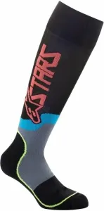 Alpinestars Chaussettes MX Plus-2 Socks Black/Yellow Fluorescent/Coral L