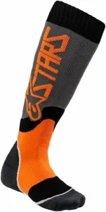 Alpinestars Chaussettes MX Plus-2 Socks Cool Gray/Orange Fluorescent L